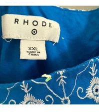 Rhode x Target Blue Eyelet Babydoll Dress - Size XXL- Preowned great condition