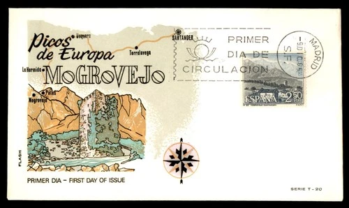 Mayfairstamps Spain FDC 1965 Mountain Peak Mogrovejo First Day Cover aaw_93227
