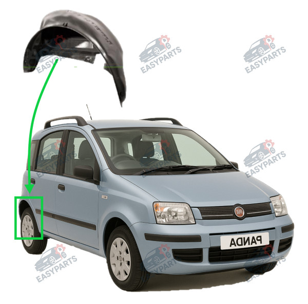 Radlauf StoßStange Locaro Hinten Rechts FüR Fiat Panda 2003 - 2012-image