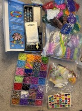 Huge Rainbow Rubber Bands Lot Includes Rainbow Loom Kit