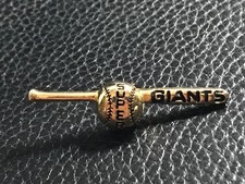 Clutch Back Lapel Pin - Baseball Bat - Giants 