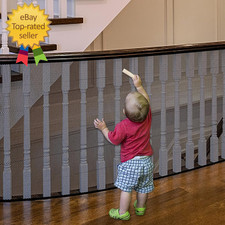 Stairway Net Baby Gate for Stairs with No Drilling Baby Safety Banister Guard