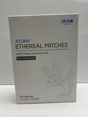 ATOMY Ethereal Patches Herbal Essential Oils Non-Medicated 55 Patches 1lb.24oz