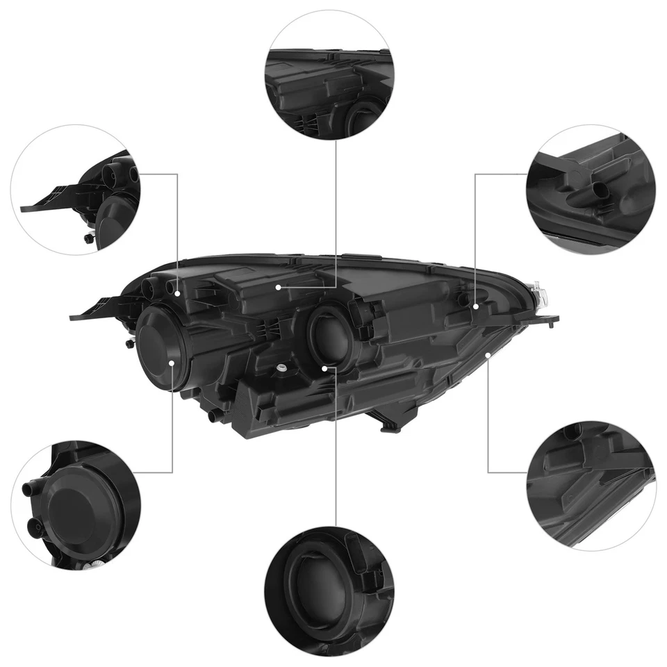 For 2018-2022 Ford EcoSport SE/SES/Ti Halogen Headlight Headlamp Driver Side LH Foto 4 de 4