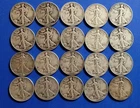 Silver Walking Liberty Half Dollars - Lot of 20