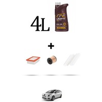 Hoffcar Wartungsset 3 Filter Und 4L ÖL FüR Peugeot 5008 1.6 Thp 121KW Ab 2012