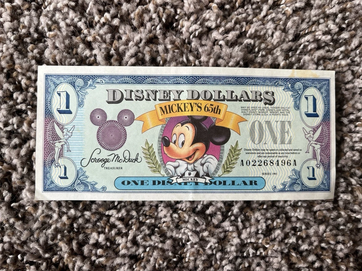 25+ Disney Dollars (1968-Now) for sale | Updated Oct 2026