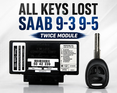 PROGRAMMING KEY FOR SAAB BY TWICE MODULE 9-3 99-02 9-5 99-10