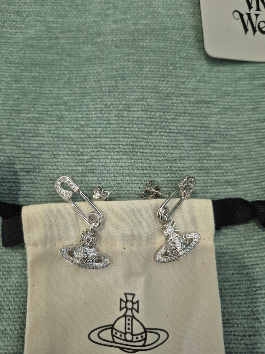 E*1様 [VivienneWestwood]LucrecePendantNec Vivienne Westwood Silver Lucrece Earrings | eBay