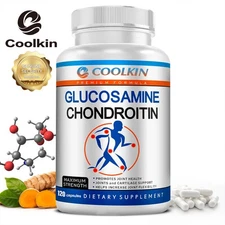 Glucosamine Chondroitin 2100mg - Boswellia,Turmeric,Quercetin,MSM - Joint Health