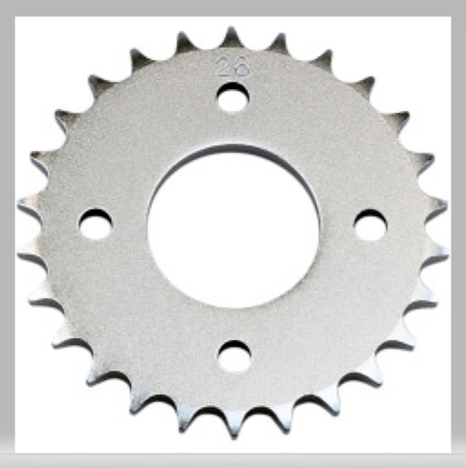 SUZUKI LT80 QUAD SPORT 80, 26 TOOTH REAR SPROCKET 1987-1988
