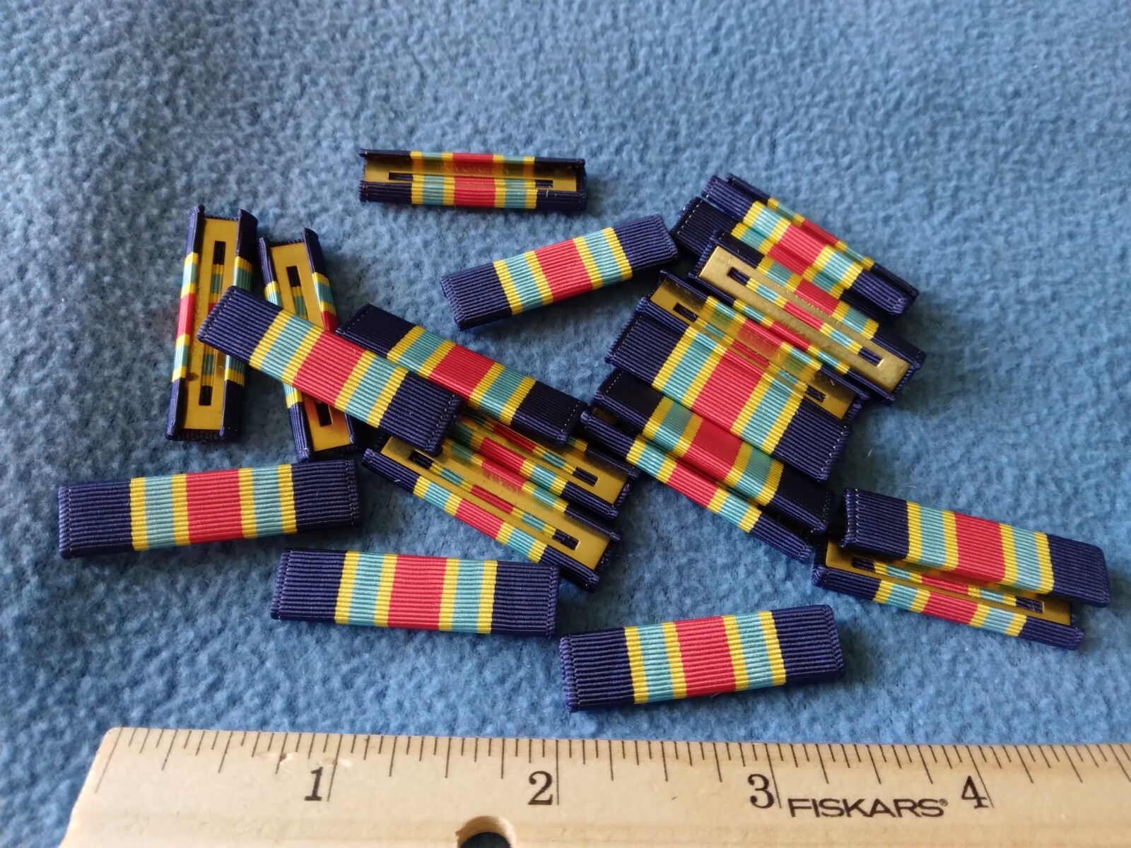 LOT OF 20 - NAVY FLEET MARINE FORCE SERVICE MEDAL RIBBON BARS | eBay