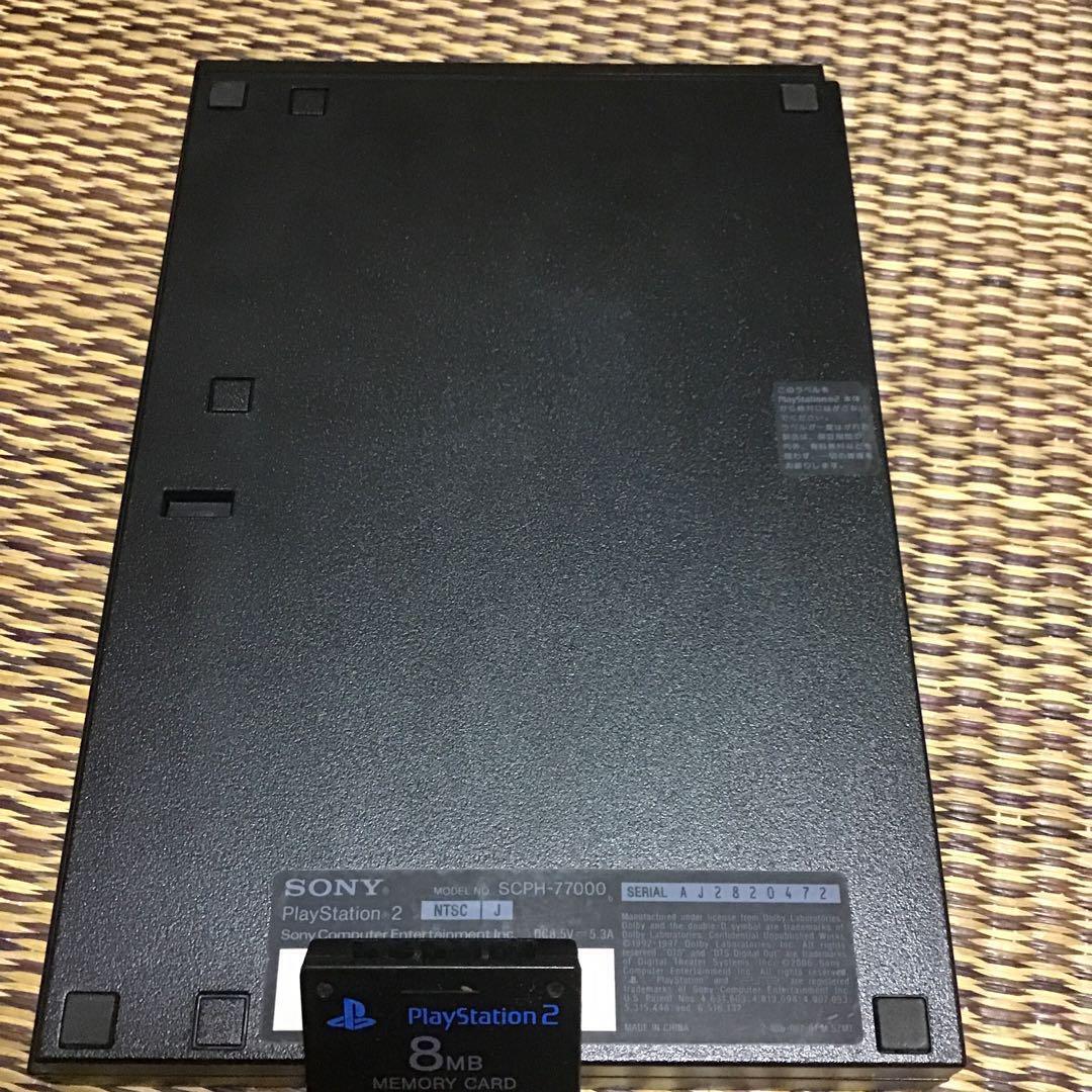 PS2 Slim Console System Black SCPH-77000 CB Playstation 2 PS2 Slim Console System Black SCPH-77000 CB Playstation 2