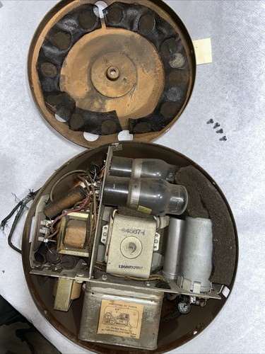 Rare Silvertone SPEAKER Tube Radio Sound Audio Old Original Steampunk Art Deco - Picture 15 of 24