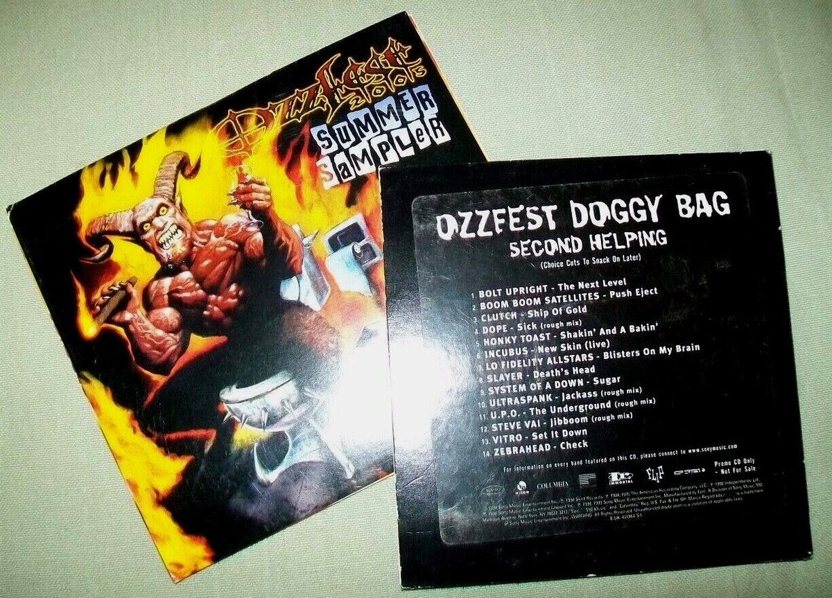 Ozzy Osbourne / Ozzfest **PROMO CD LOT** Summer Sampler 2005
