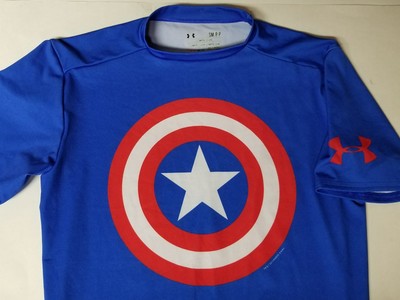 under armour t shirt captain america