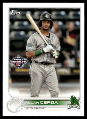 2022 Topps Pro Debut #PD-86 Allan Cerda Dayton Dragons