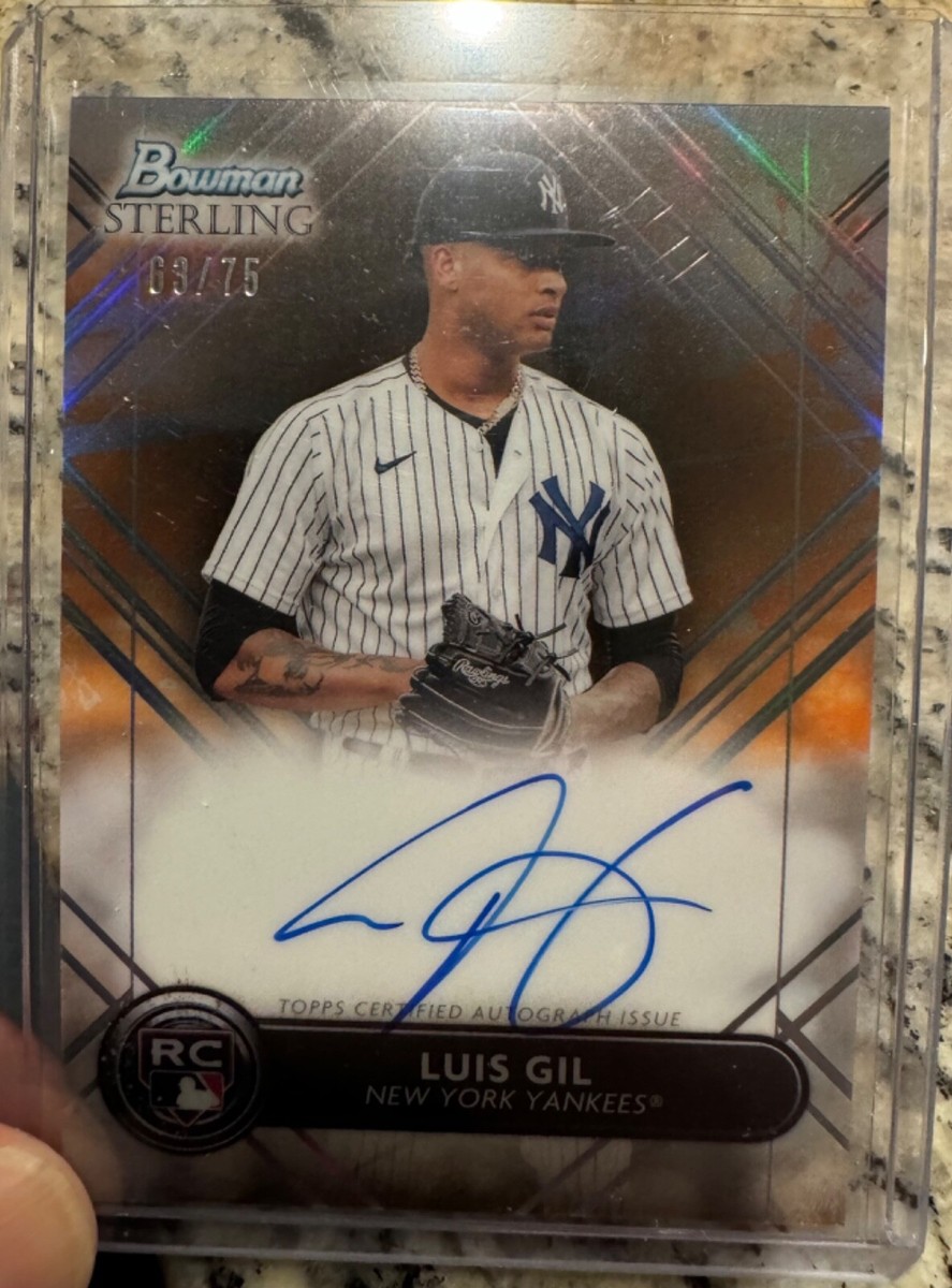 2022 Bowman Sterling Orange Refractor /75 Luis Gil #RA-LG