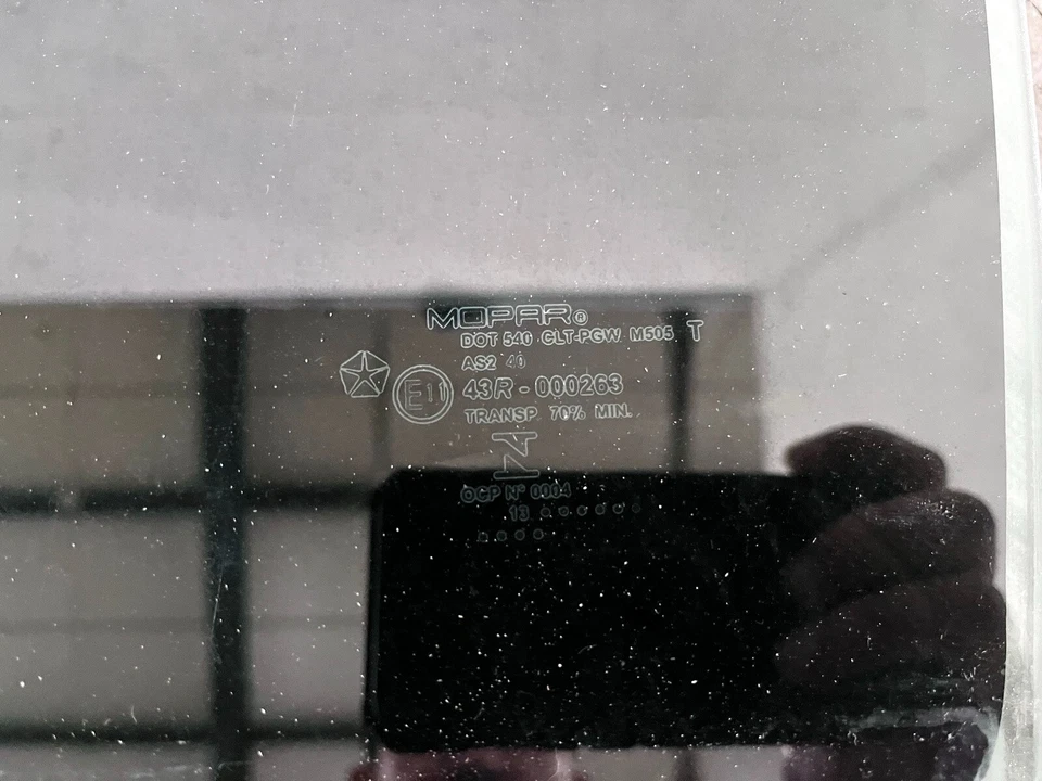 13-22 道奇 RAM 1500 2500 前右通行证侧门窗玻璃原始设备制造商 — 第 2/4 张图片