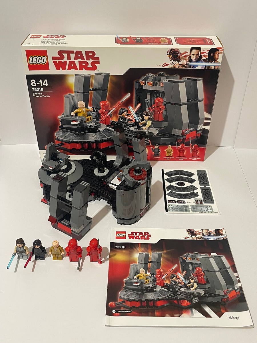 LEGO Star Wars 75216 Snoke's Throne Room 75225 Elite Praetorian