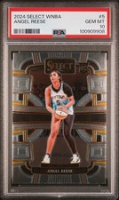Angel Reese 2024 Panini Select WNBA "Base" Rookie #5 - PSA 10 - GEM MINT