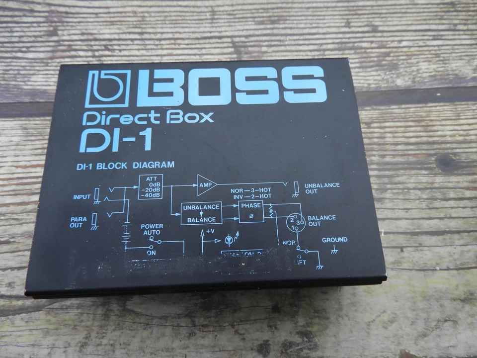 Boss DI-1 Active Direct Box Productos de Roland usados de Japón Foto 2 de 4