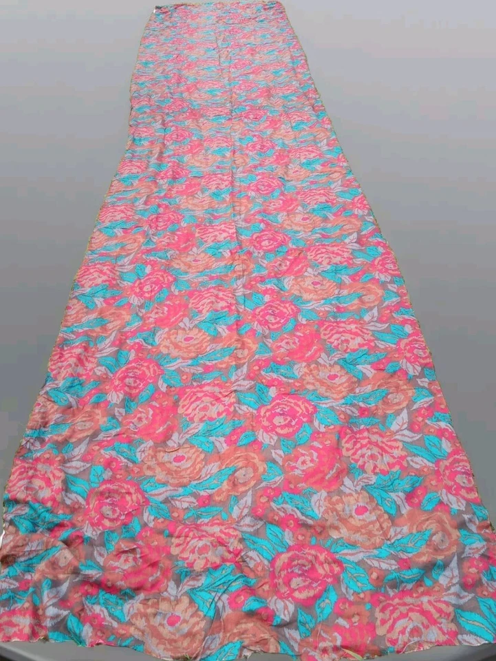 Tela De Colección Floral Rayón Sensación Rosas Atemporales Hojas Únicas 1 Pc Oscuro Suave Foto 3 de 4