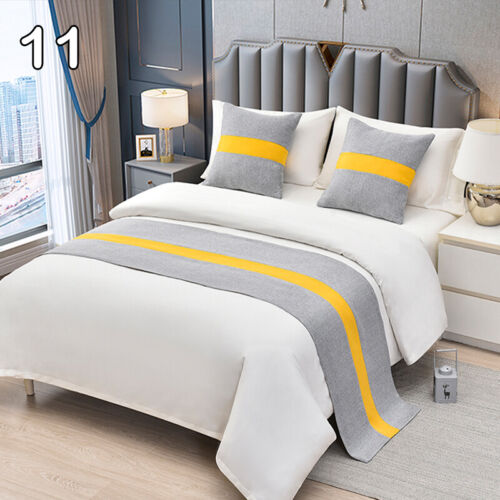 Luxury Bed Runner Scarf Bed Tail Towel Hotel Home Bedroom Bedding Decor - Picture 24 of 44