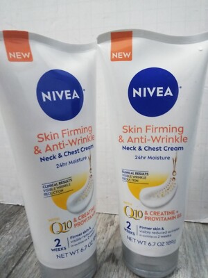 Nivea Skin Firming and Toning with Q10 + L-Carnitine - 6.7 oz Tube (2-PK BUNDLE)
