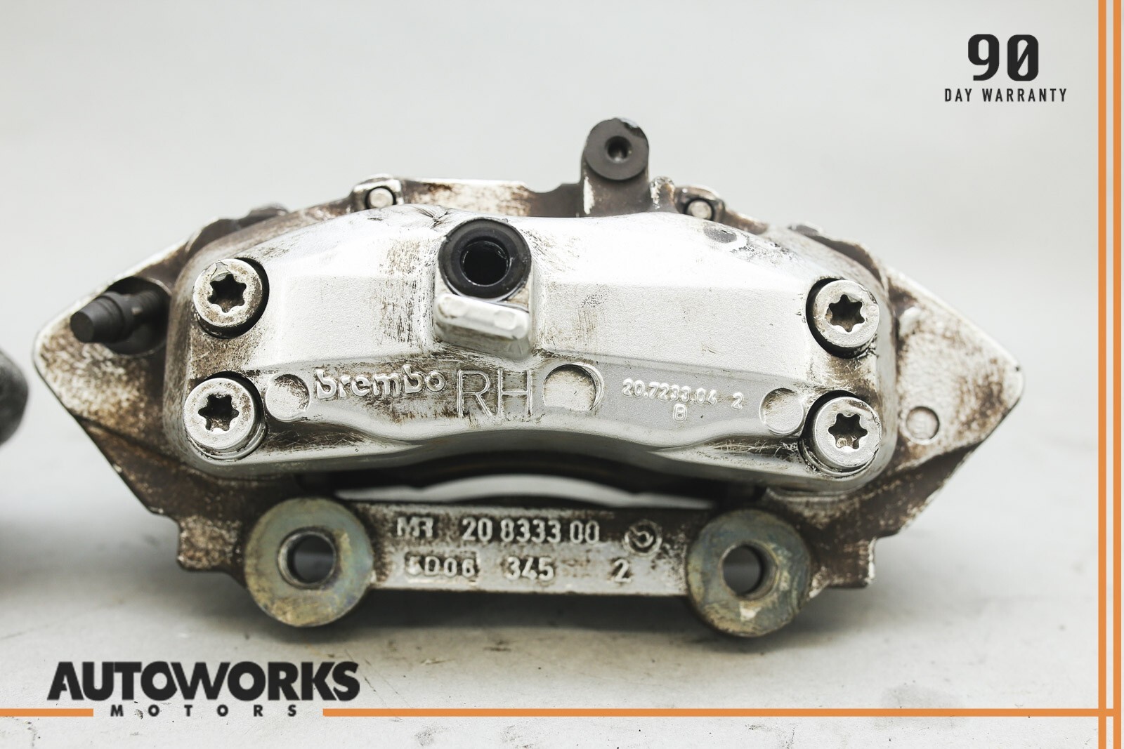 04-08 Maserati Quattroporte M139 Front Left & Right Brake Caliper Brembo Set OEM