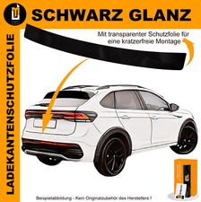 LACKSCHUTZFOLIE LADEKANTENSCHUTZ FÜR VW TAIGO AB 2021 SCHWARZ GLANZ