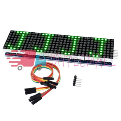 4 In 1 Display Green LED Line Dot   Module MAX7219     #T6