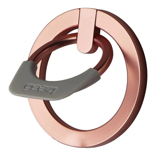 Gear4 Bague Snap 360 Prise & Pied 360° Rotation or Rose pour IPHONE 16 15 14 13
