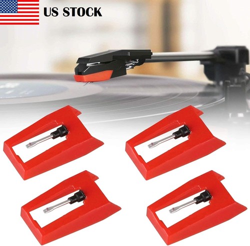 4Pcs Record Player Needle Turntable Stylus Replacement for Crosley Phonograph US - Picture 2 of 17