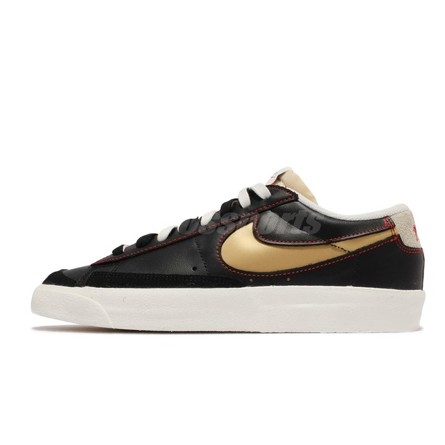 Nike SB Blazer Low 77 Premium Removable Swoosh Black Deep Royal Blue Light  Stone DH4370-001 - Sepout