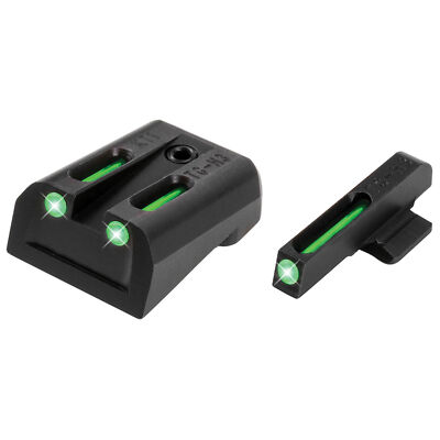 Truglo Brite-Site Green Fiber Optic Sight Set for Kimber TG131KT Handgun