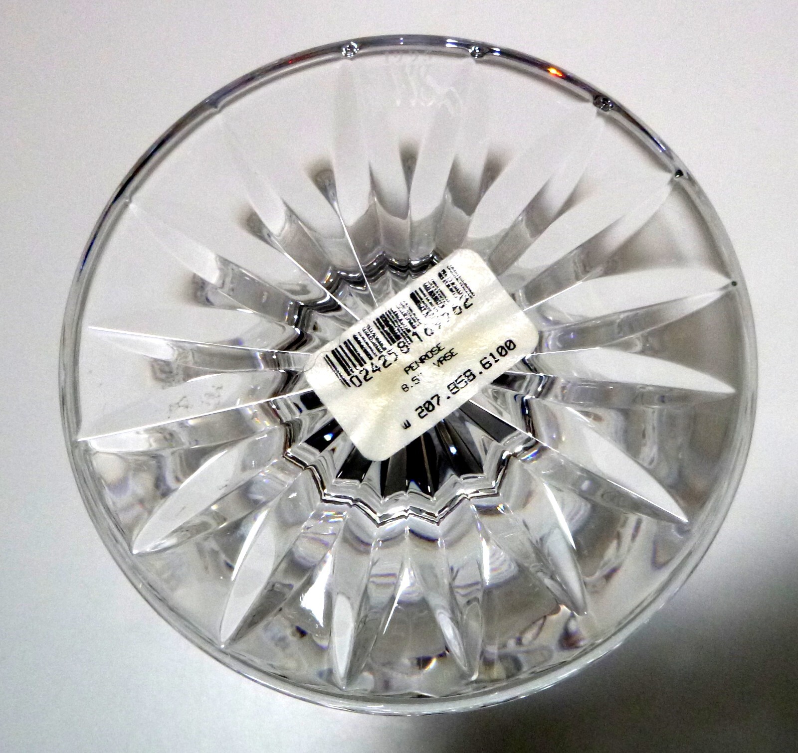 *VINTAGE* Waterford Society Crystal PENROSE 1995 Footed Vase 8 3/8