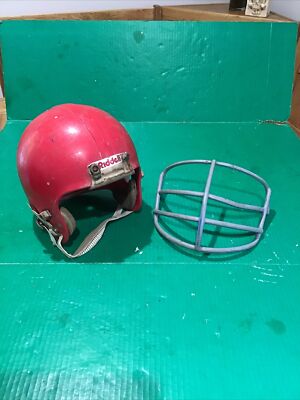 Vintage Riddell 1976 Kra-Lite II Football Helmet Red w/ Face Mask restore |  eBay