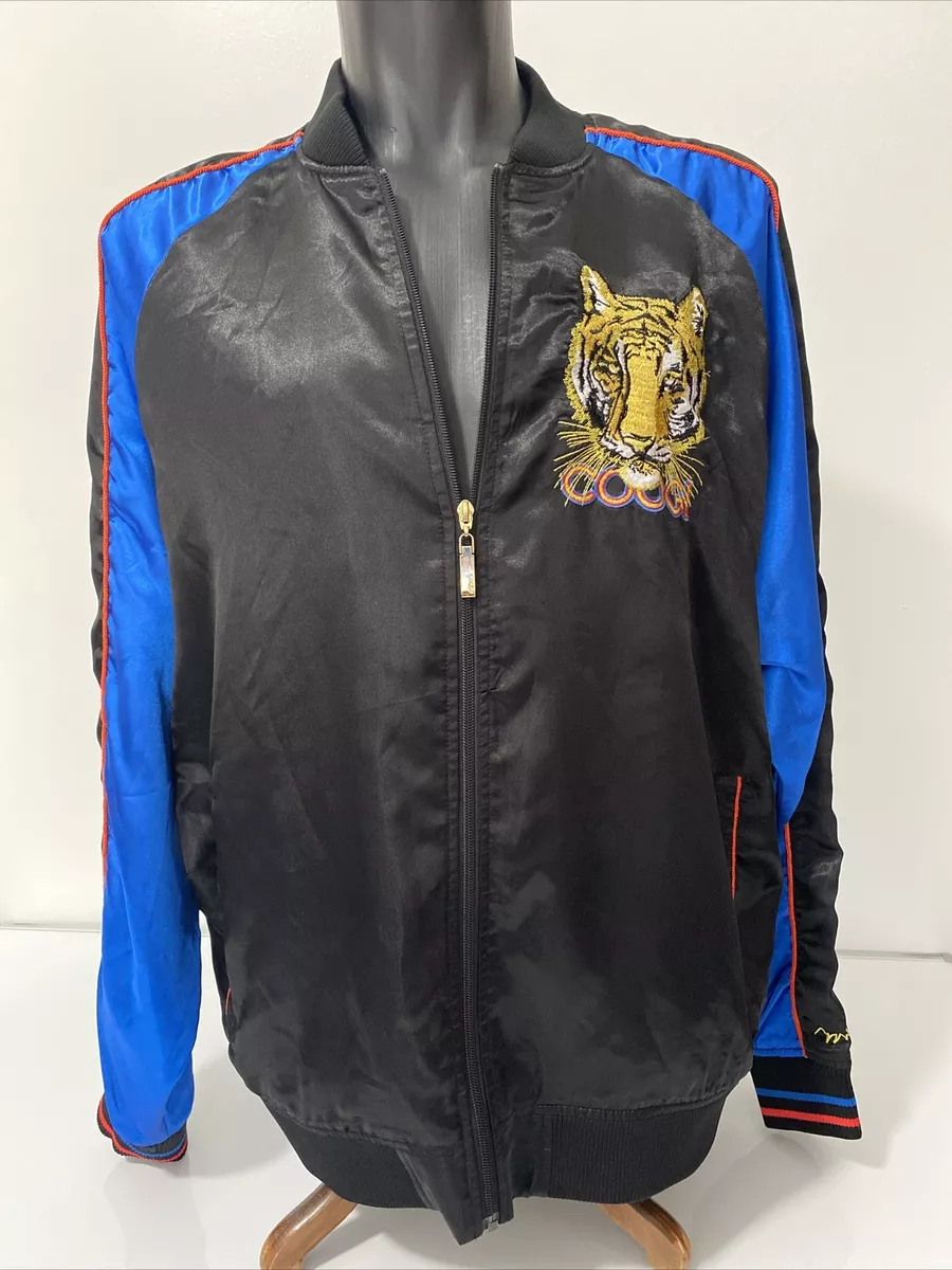 Coogi silk deals bomber jacket