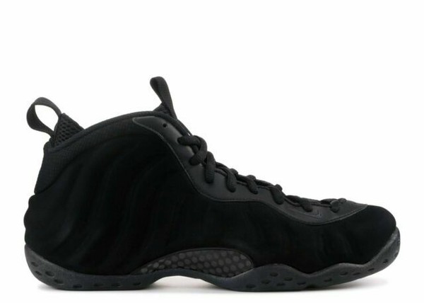 black suede foamposites