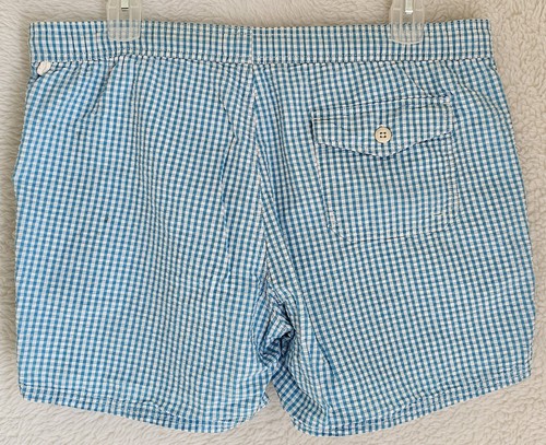 J Crew Mens Swim Trunk Board Shorts Size L Elastic Waist Pockets - Picture 24 of 24
