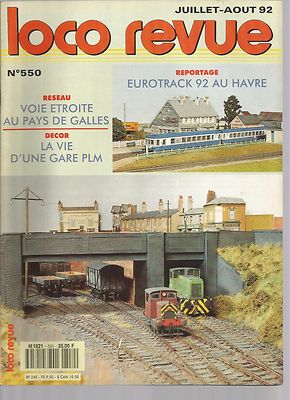 LOCO REVUE N°550 NETWORK: NARROW WAY IN WALES / LIFE OF A STATION PLM