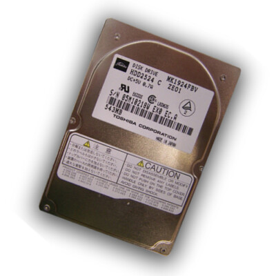 Toshiba MK1924FBV 543 MB | eBay