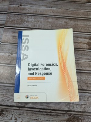 Digital Forensics, Investigation, an..., Easttom, Chuck, 4ed, ACCEPTABLE 