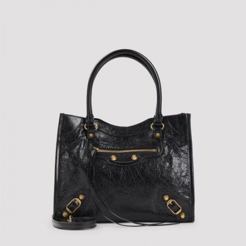 Balenciaga Le City Mini Tote Bag with Vintage Gold Accents 156799748