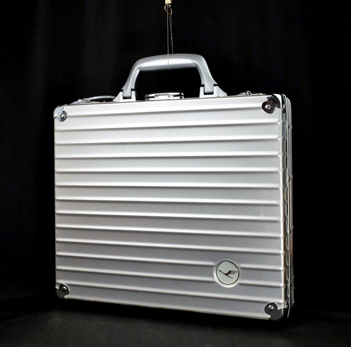 Rimowa Lufthansa Square Piccolo Silver Attache case Briefcase