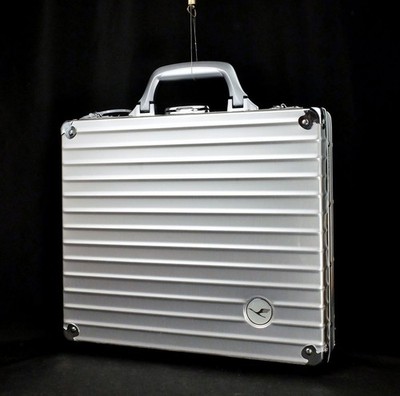 Rimowa Lufthansa Square Piccolo Silver Attache case Briefcase