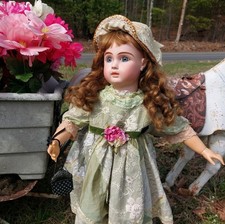 RARE Beautiful Antique French J. Steiner 24” Doll A15 Paris PERFECT