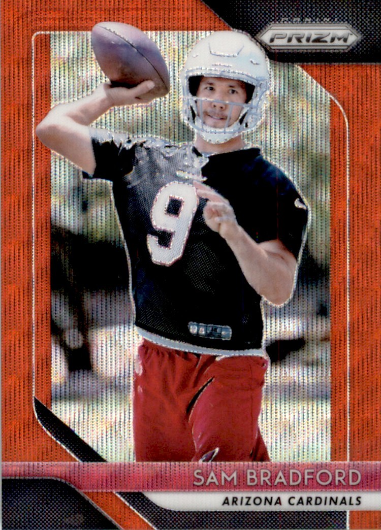 2018 Panini Prizm Red Prizm SAM BRADFORD 011/149 ARIZONA CARDINALS #197 NM-MT