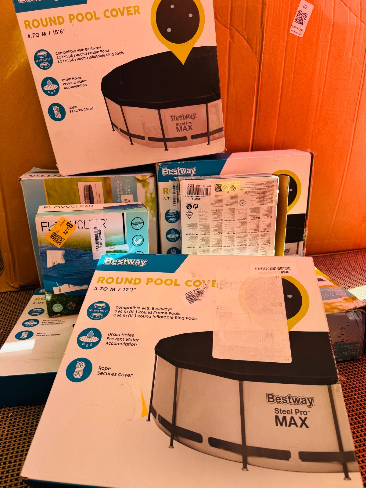 Lote de trabajo de accesorios para piscina Bestway - sin probar - liquidación sin abrir